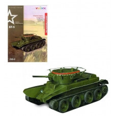 Сборная модель Умная Бумага Танк БТ-5 (210-01) 1:35